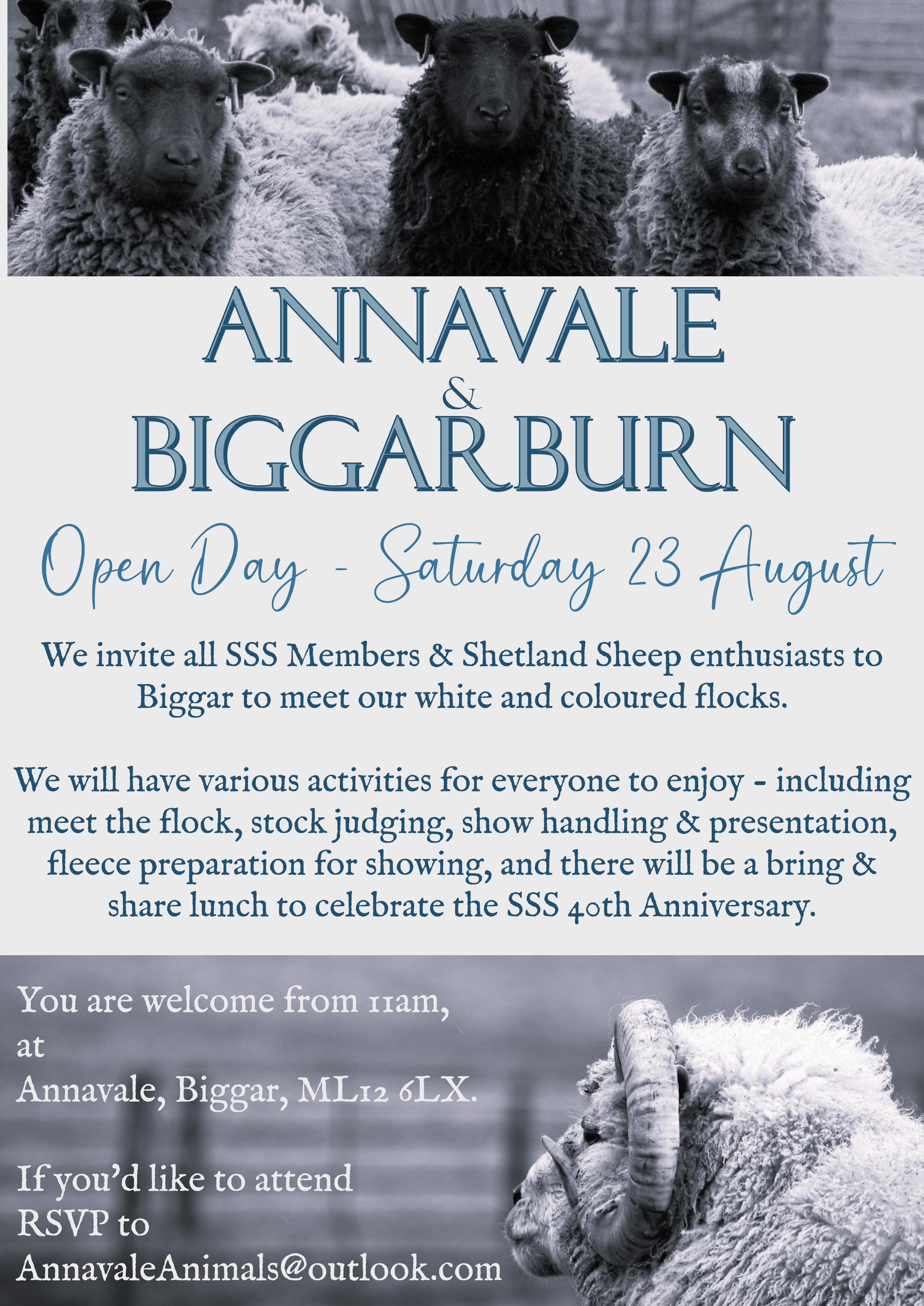 Annavale and Biggarburn Open Day