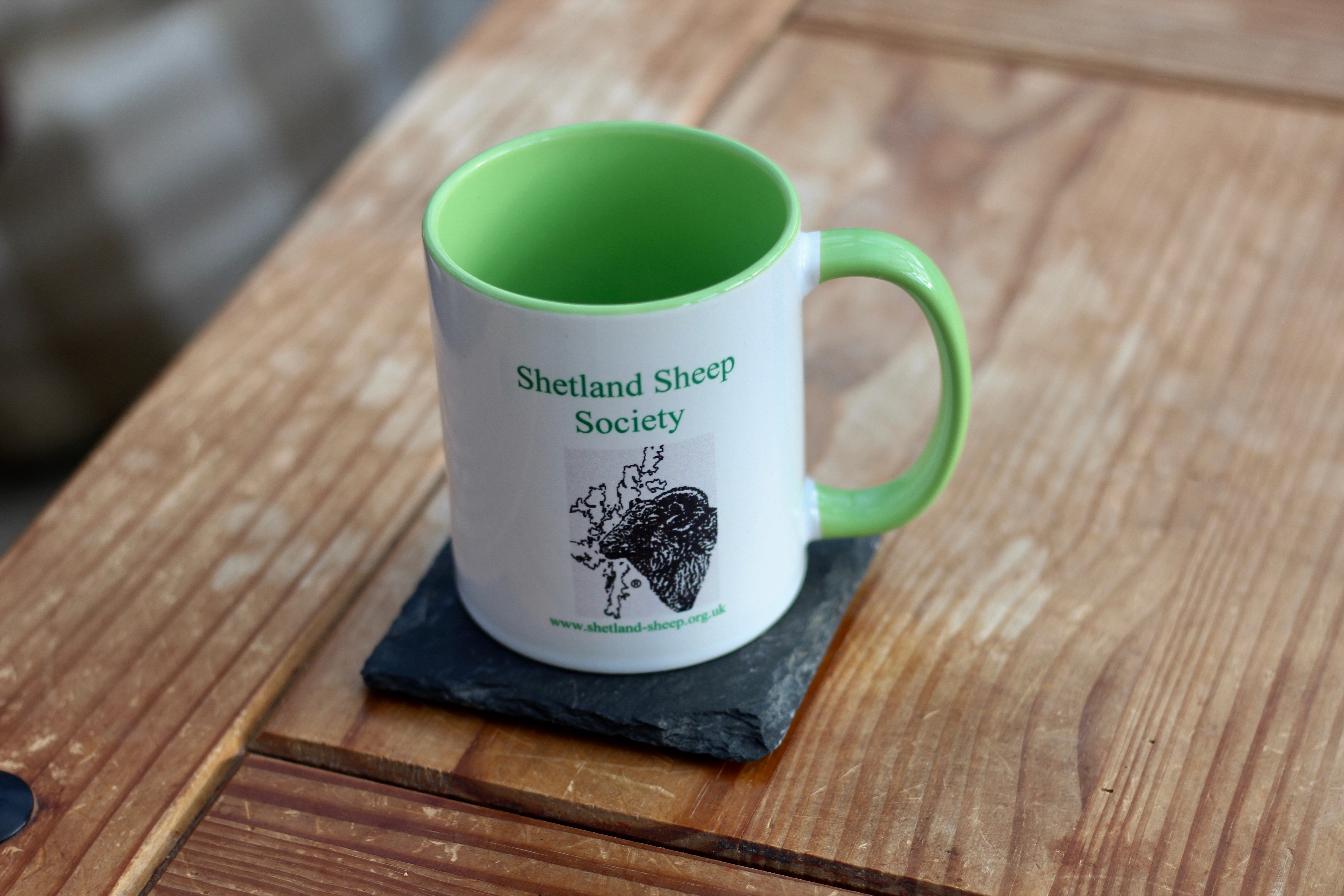 Pair of Shetland Sheep Society Mugs