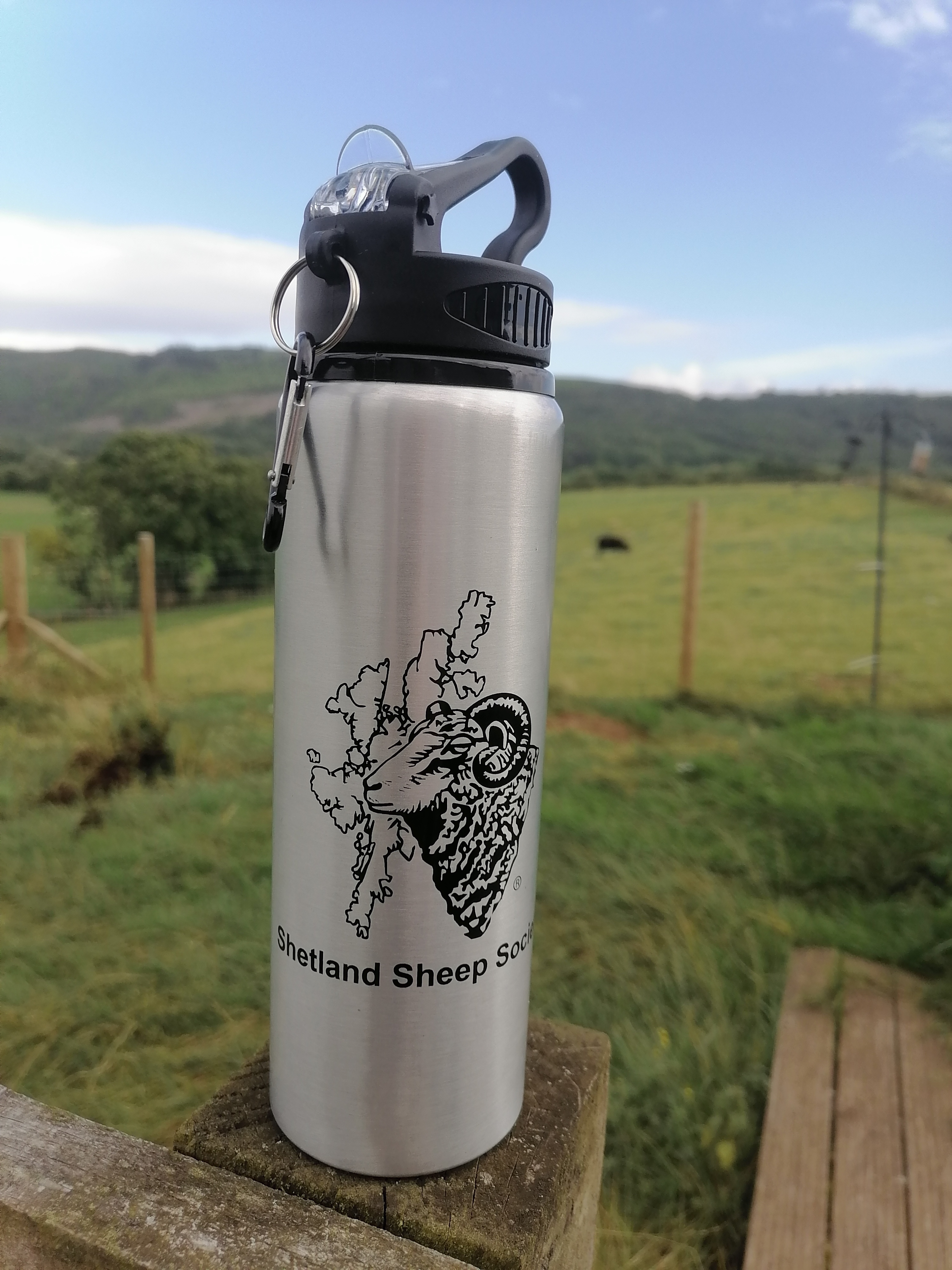 Shetland Sheep Society Aluminium Sports Bottle