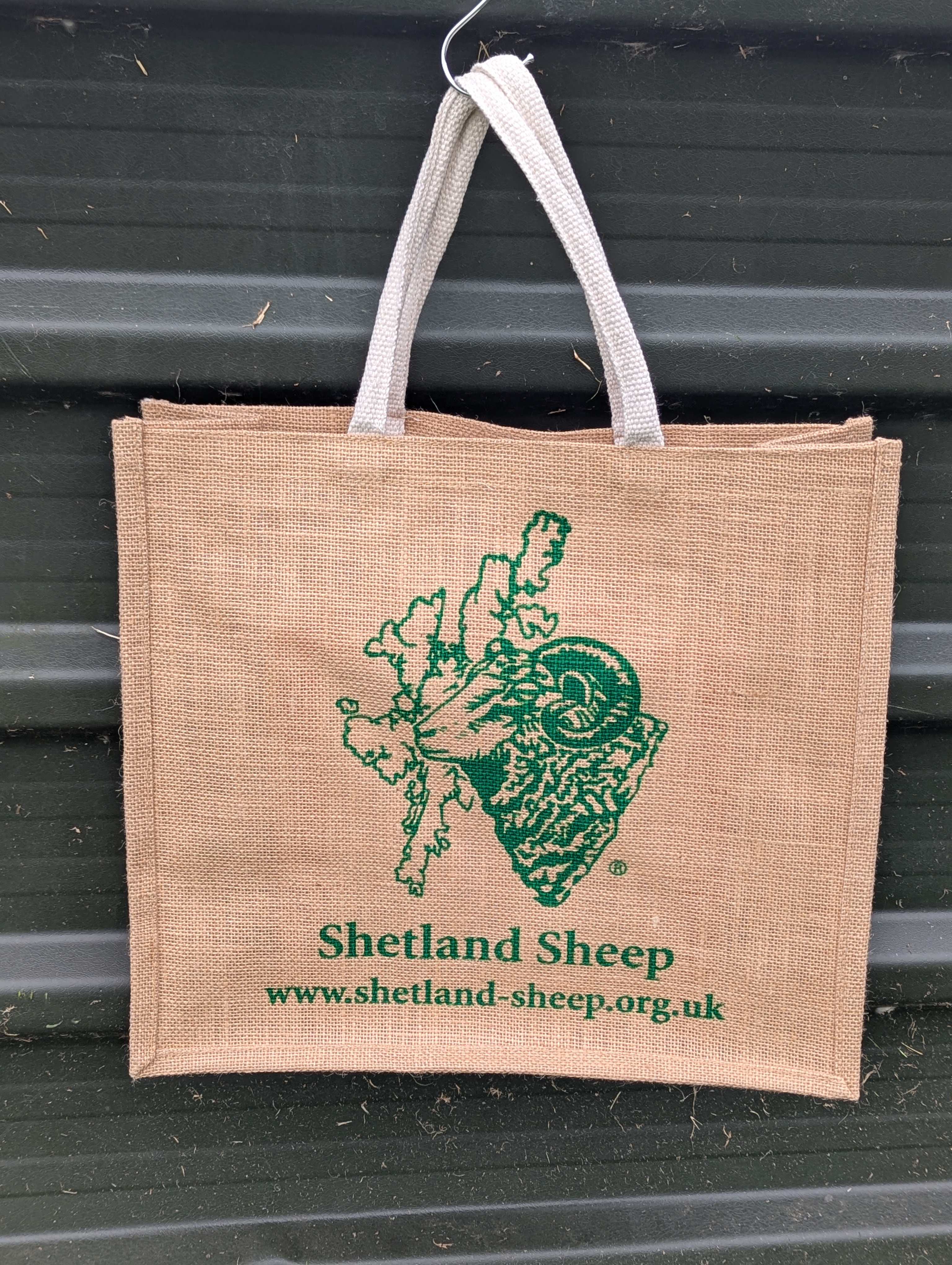 Shetland Sheep Jute Bag