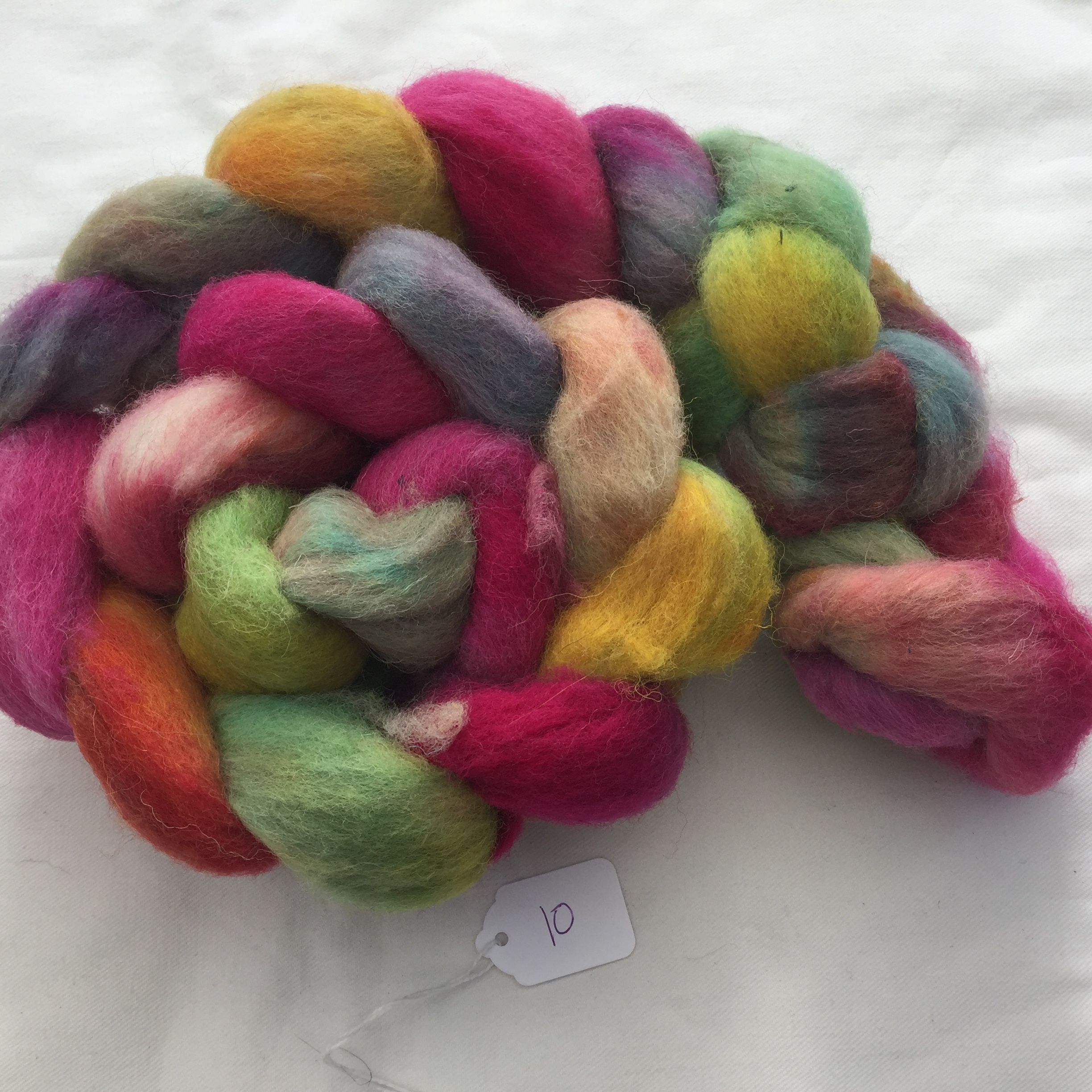 Shetland Fleece and rovings. image 1