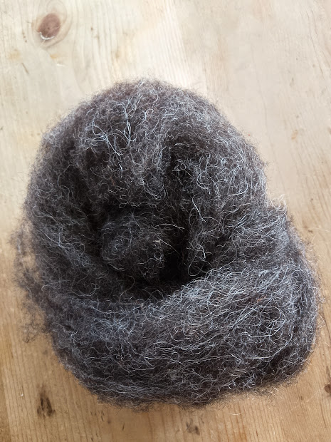 Shetland wool slivers image 3